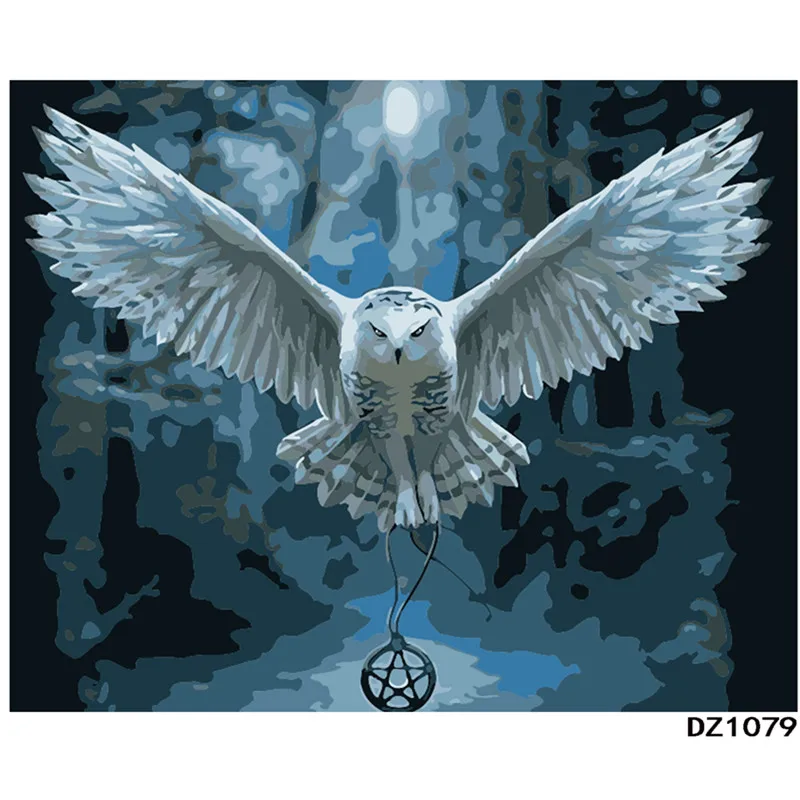 Набор для рисования по номерам на холсте Сова 40 х50 см|Рисование и каллиграфия| |