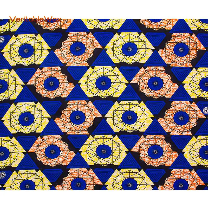 Анкара Африканский Воск принты ткань для пэчворка 100% полиэстер реальные воск