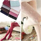 Винтажные сетчатые пикантные кружевные шелковые чулки в стиле 