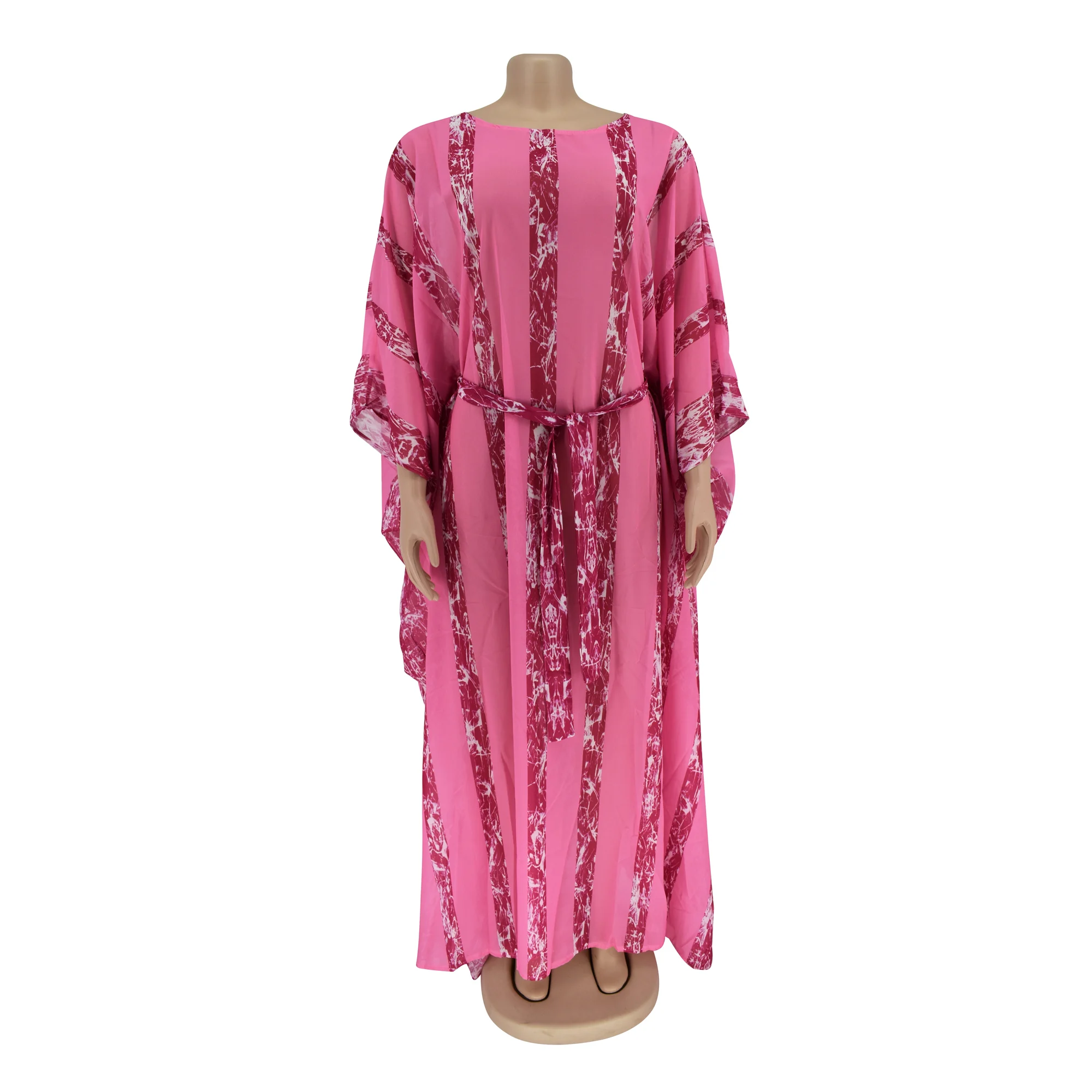 Африканские платья для женщин Дашики змея розовая африканская одежда Базен