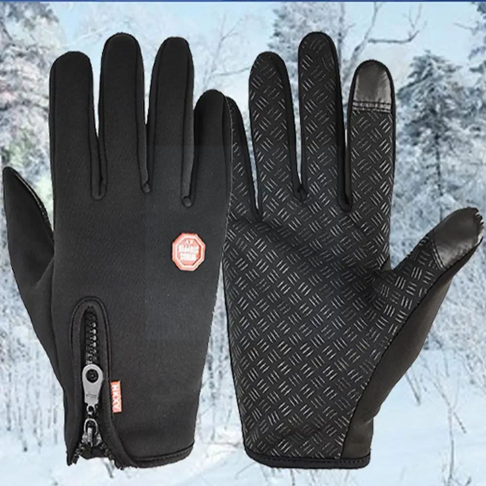 

Winter Cycling Gloves Bicycle Warm Touchscreen Full Finger Outdoor Skiing Motorcycle Waterproof Riding Gloves Bike H0w2