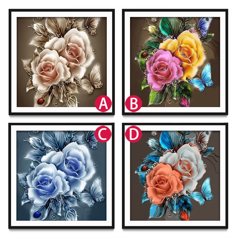 Элегантный цветок розы 5D алмазная картина Dreamy Flora частичная Смола DIY Алмазная