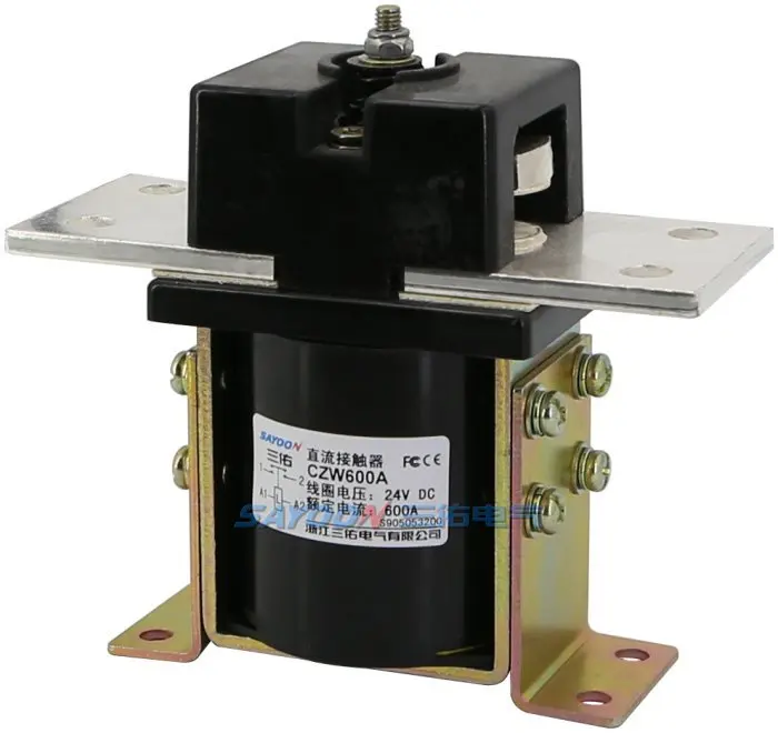 SAYOON CZW600A DC 6v 12v 24V 36V 48V 60V 72V 600A контактор, используемый для электромобилей, инженерной техники и т. д.