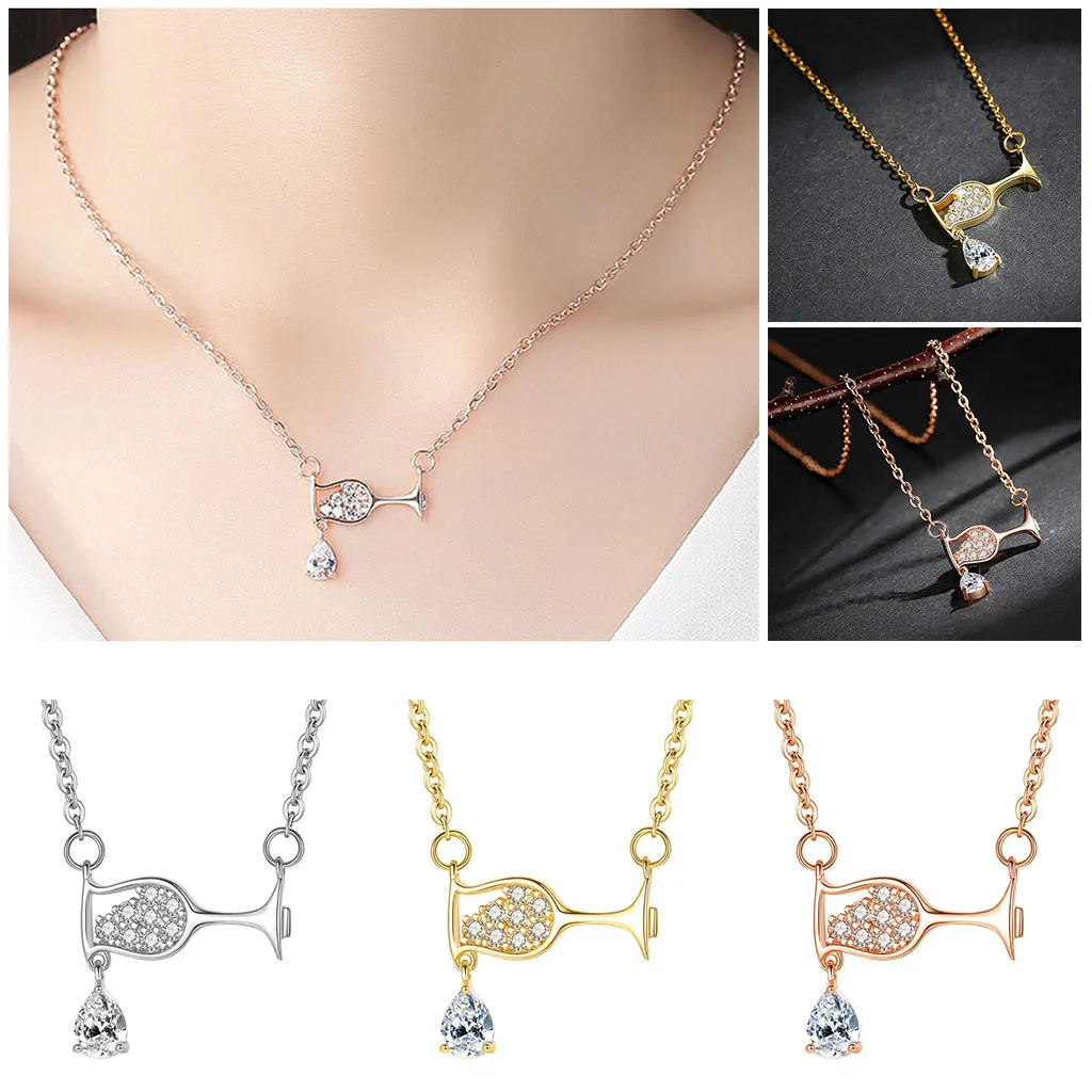 Женское Ожерелье с подвеской в виде капли воды|Цепочки| |