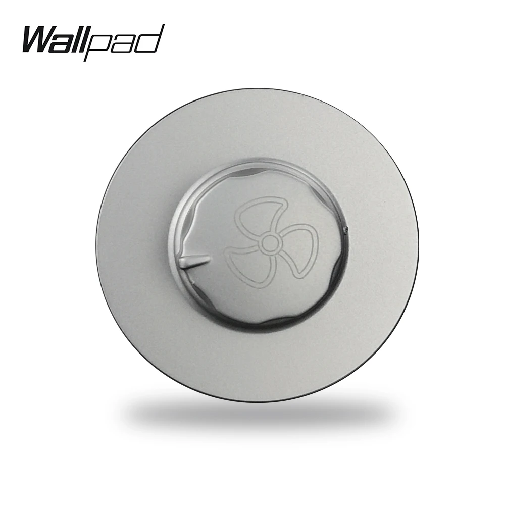 Wallpad L6 5 цветов регулятор скорости вентилятора Переключатель 450 Вт яркости