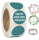 500 шт. персонализированные наклейки с текстом для бизнеса, свадебная наклейка, этикетка в подарочной коробке, день рождения, бутылка, индивидуальная наклейка на Первое Святое Причастие