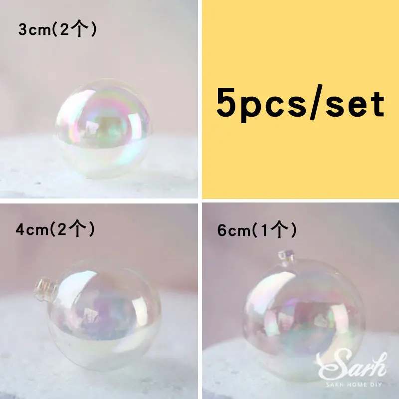 5pc laser balls Розовый марлевые украшения принцессы спиральная пряжа звезда Топпер для торта «С Днем Рождения» Свадебные принадлежности для вечеринки Невеста ребенок выпечки Любовь Подарки - Цвет: 5pc laser balls
