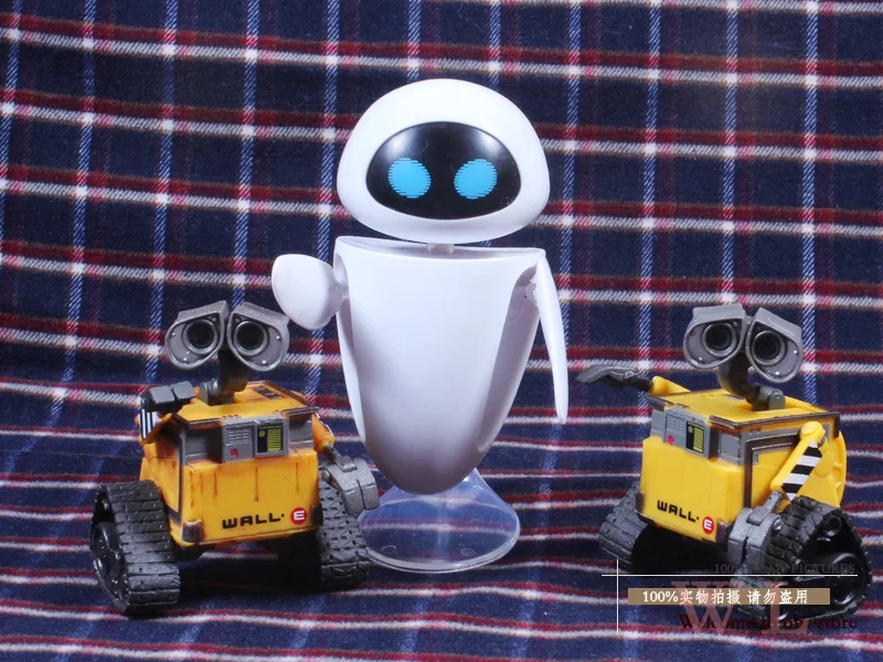 Роботы Wall E EVE из ПВХ экшн фигурки коллекционные модели игрушки куклы 6 см 3 типа|wall