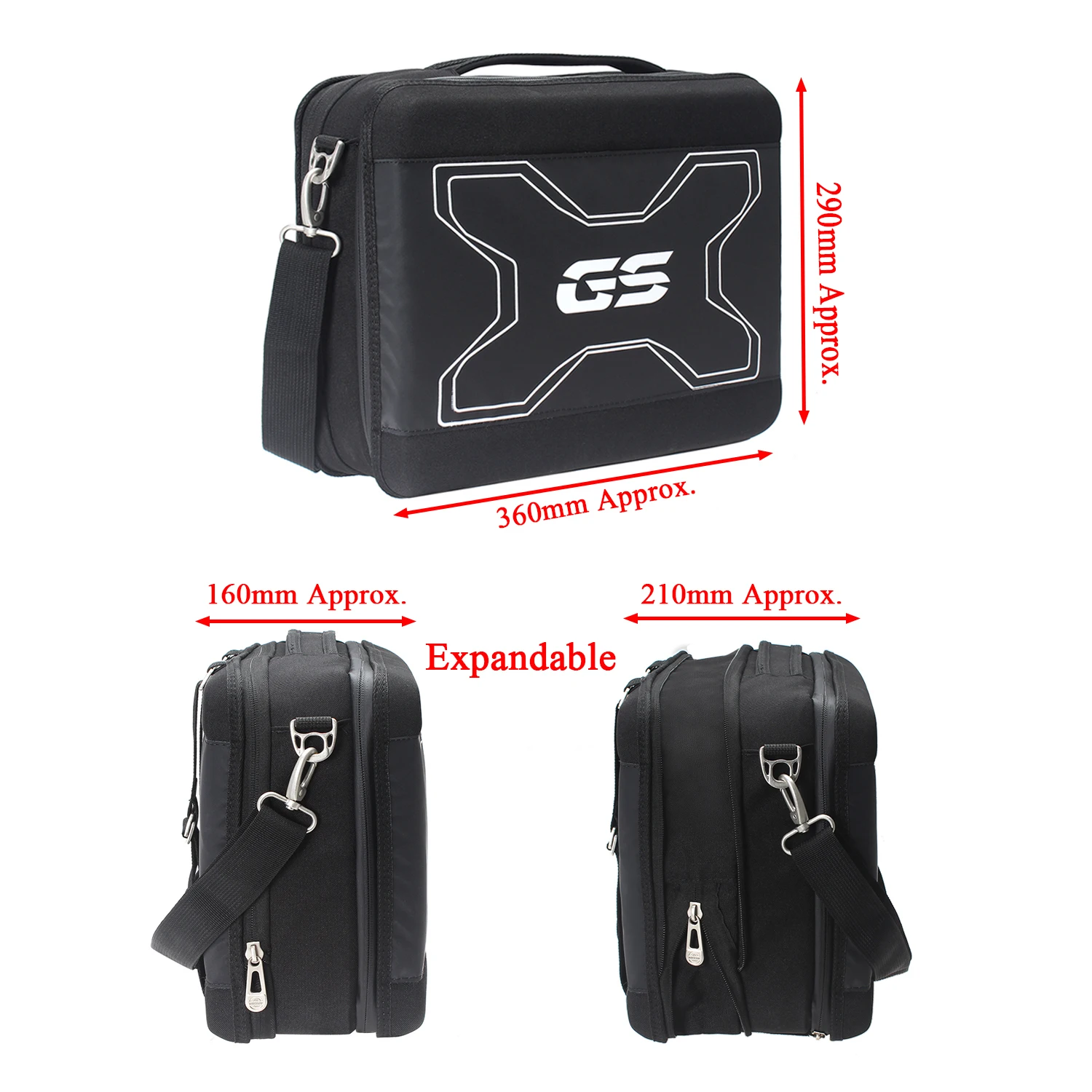 

Motorcycle Back Seat Bag Vario Pannier Inner Bag (left side) Side Case Liner Bags For BMW R1200GS LC R1250GS Adventure Saddlebag