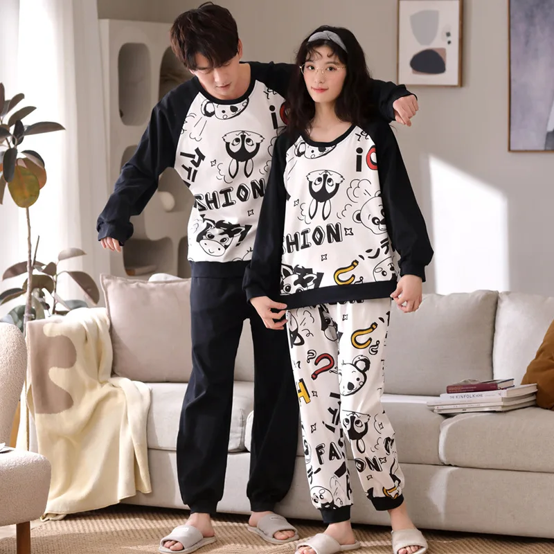 

Осенняя Новинка, фотосессия, комплект из двух предметов, домашняя одежда, Женская свободная повседневная одежда для сна, ночное белье