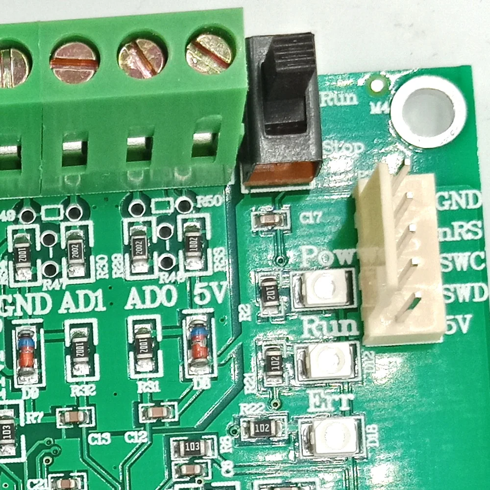 Программируемый контроллер логики ПЛК FX2N 10MR STM32 MCU 6 вход 4 выход AD 0-10 в контроллер двигателя DC 24 В автоматическое реле управления