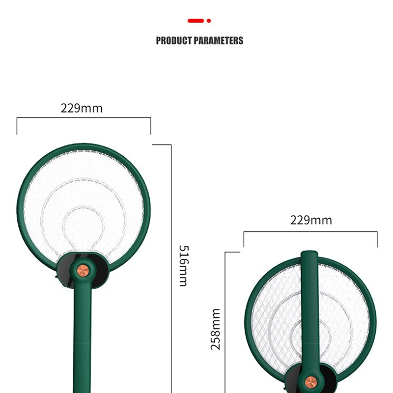 

Handheld Home Electric Fly Mosquito Swatter Racket Garden Pests Anti Trap Lamp