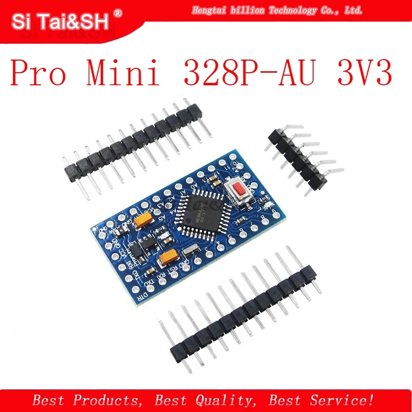 1 шт./лот ATMEGA328P Pro Mini 328 мини ATMEGA328 3,3 В/8 МГц 5 В/16 МГц для Arduino - Цвет: Pro Mini 328P-AU 3V3
