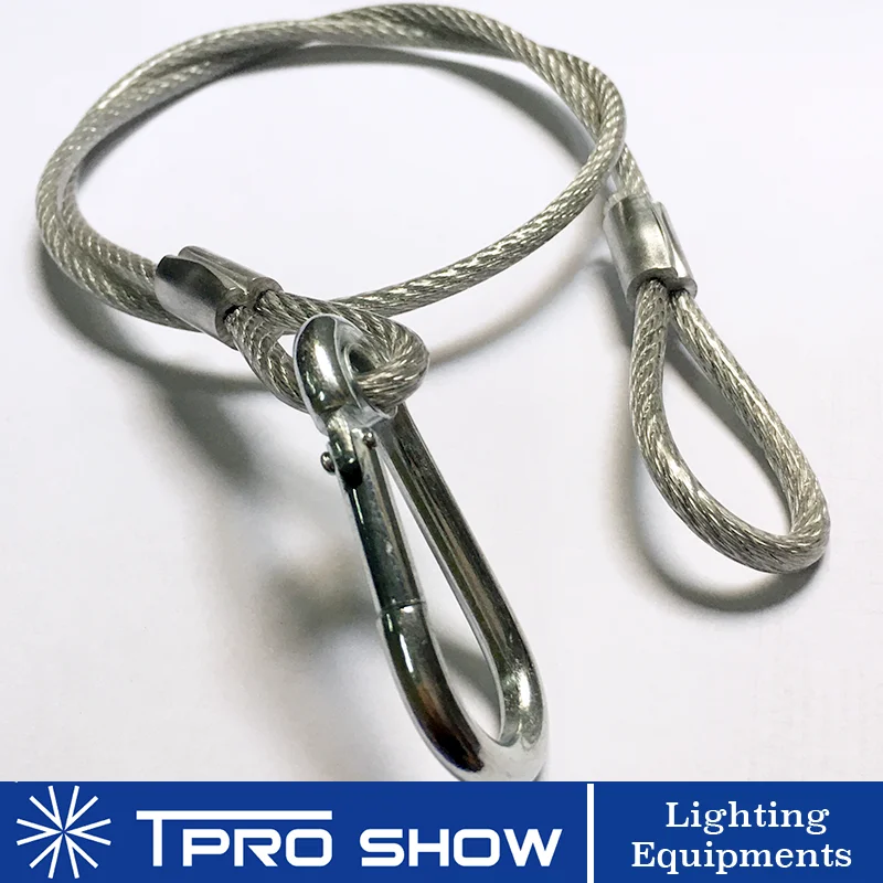 Защитный кабель 60 см стальной провод для дискотек светодиодный с движущейся