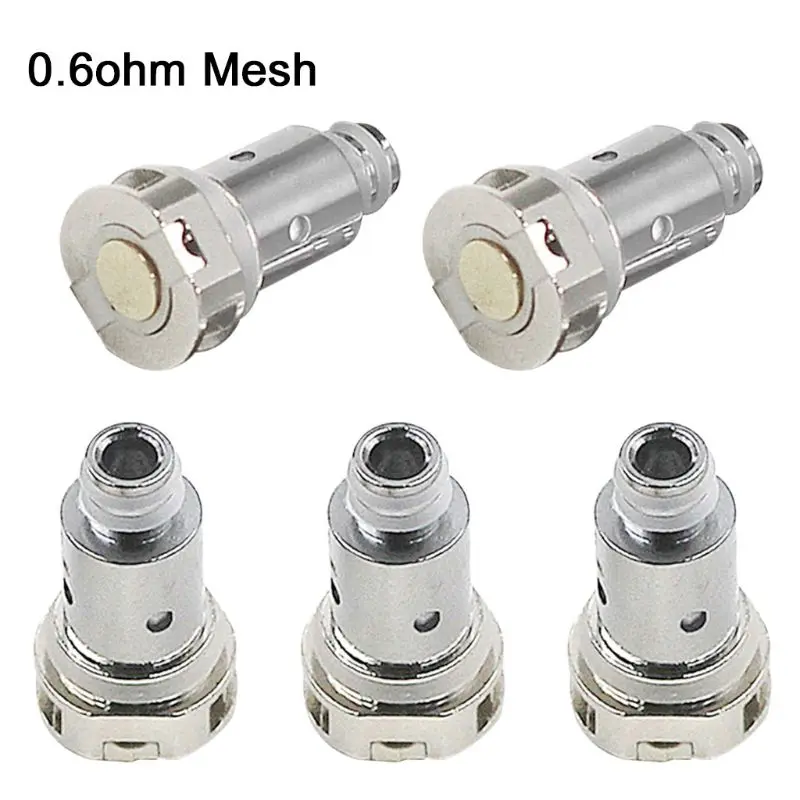 5 Pcs/Box Replacement Atomizer Coil Head for NORD Coils 1.4ohm Regular 1.4ohm Ceramic 0.6ohm Mesh 0.8ohm Mesh