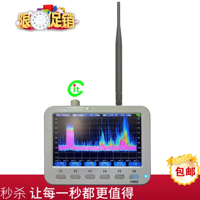 

Handheld Portable RF Spectrum Analyzer (240~2.3 M, 2.9~2.7G,10M ~ G)