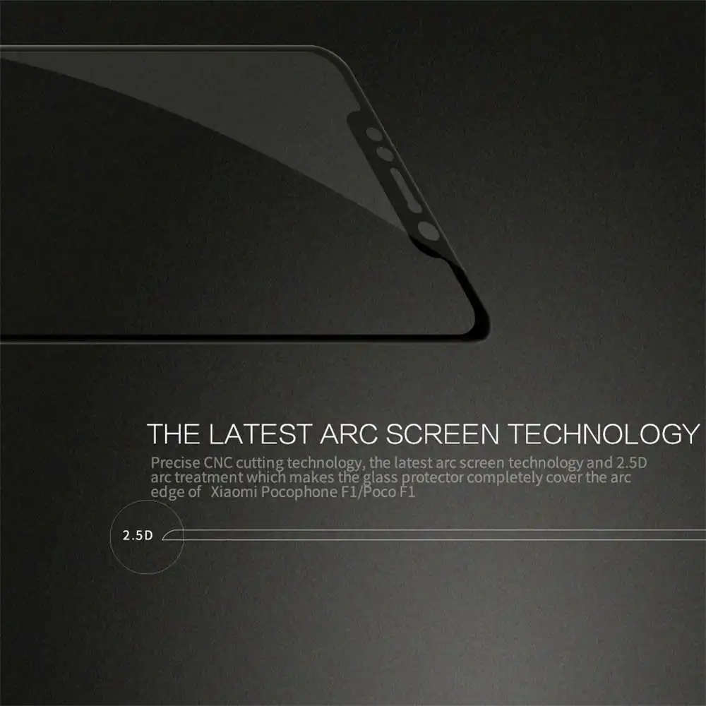 NILLKIN полное покрытие CP+ PRO 9H Закаленное стекло протектор экрана Arc Edge для Xiao mi Pocophone F1/Poco F1 mi X 3 Max 3 телефонов