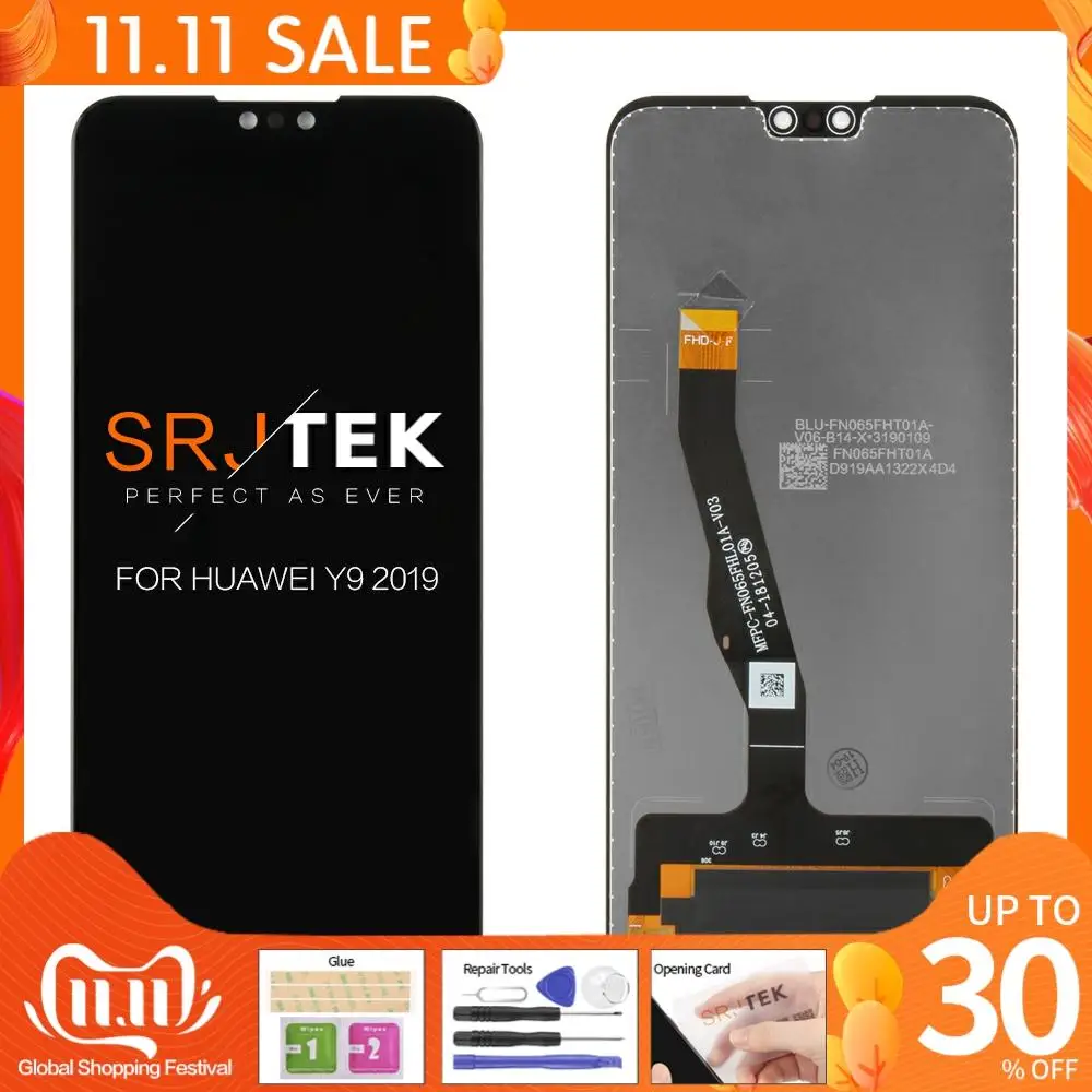 Новинка для Huawei Enjoy 10 ЖК-монитор с сенсорным экраном стеклянная панель цифровой