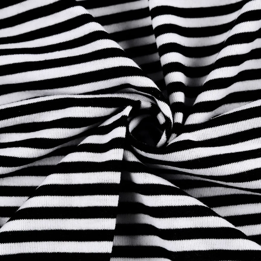 Женская блузка для беременных 3/4 рукав полосатые топы кормящих футболка грудного