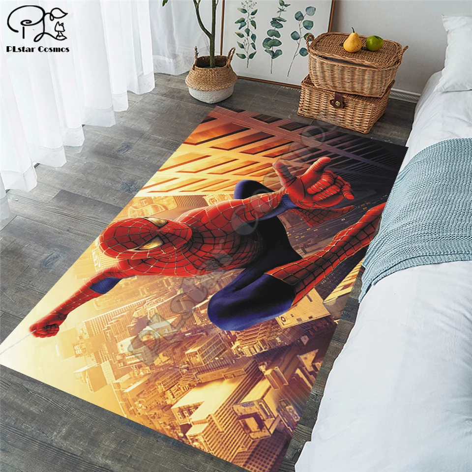 New Superman/Batman/US Captain/The Avenger Carpets Soft Flannel 3D Printed Rugs Mat Anti-slip Large Rug Carpet-11 | Дом и сад