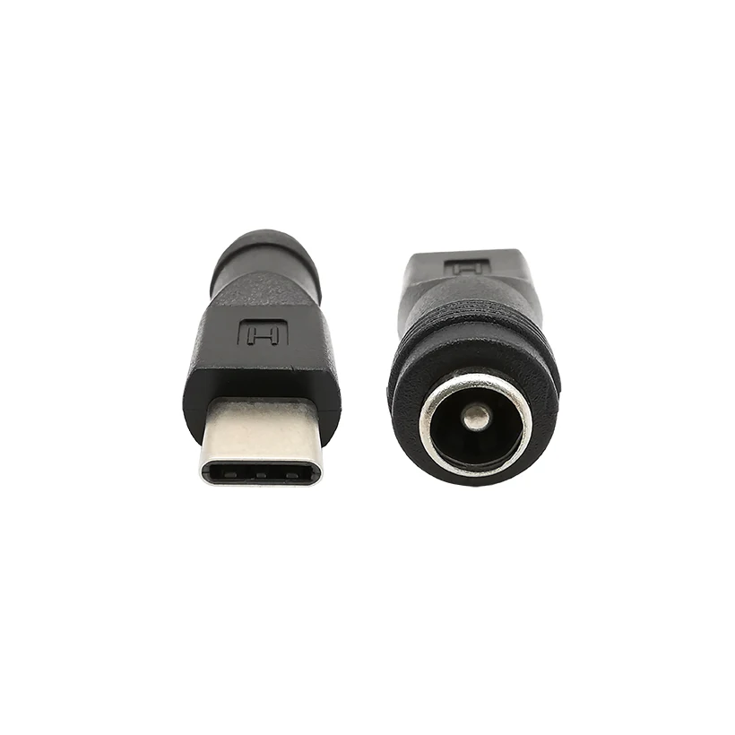1 шт. коннекторы типа C DC USB Type папа 5 мм x 2 гнездо адаптера конвертер для ноутбука ПК