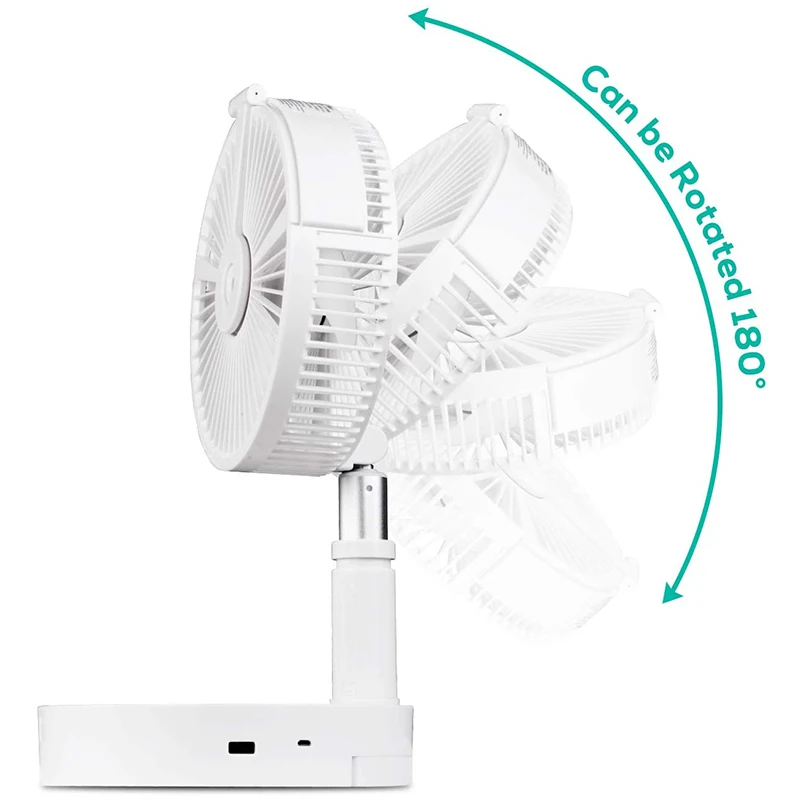 Настольный вентилятор портативный Usb Перезаряжаемый Складной для путешествий на