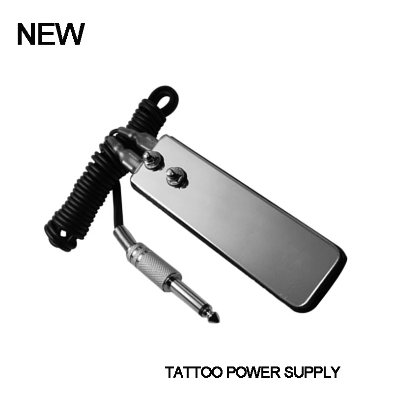 

2020 Newest Mini Flat Foot Switch Pedal for Tattoo Machine Power Supply Kits Tattoo Supplies Power Cord with Switch