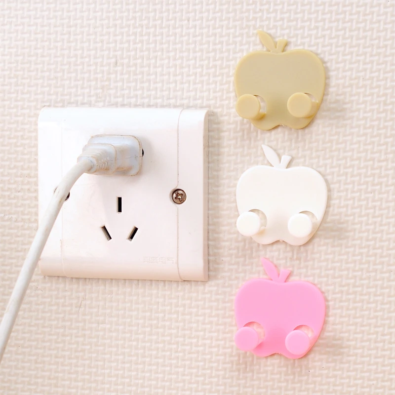 Настенный клейкий держатель для розетки 3 шт. дома и офиса | Дом сад