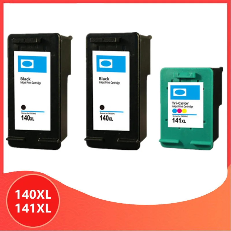 

3PK Replacement for HP 140XL 141XL ink cartridge for HP140 5363 D4263 6413 J5783 C4283 C4343 C5283 D5363 printer