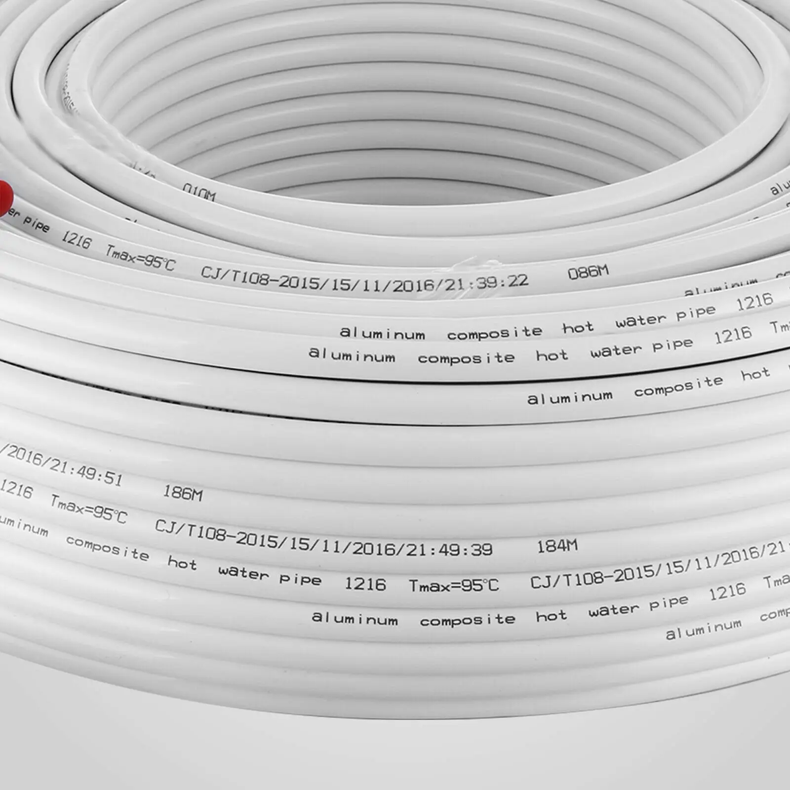 VEVOR 1/2 &quot300 м pex al трубка из сшитого полиэтилена труба лучистый подогреватель 16X2 мм