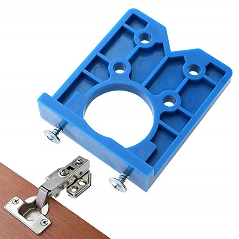 Wood Jig 35mm Hinge Hole Saw For Furniture Door Cabinet Installation Pocket Tool Carpentry Blue | Инструменты