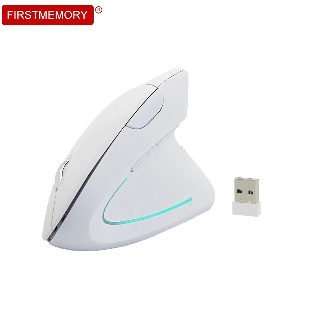 Беспроводная Вертикальная мышь эргономичная USB игровая Mause 1600 точек/дюйм