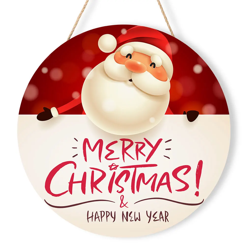 

Wooden Door Hanging Tag Christmas Hanger Board Sweet Home Decor Sign Wall Door Hanging Art Plaque Sign