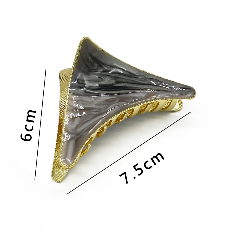 Металлические заколки для волос женские треугольные крабы зажим краб аксессуары