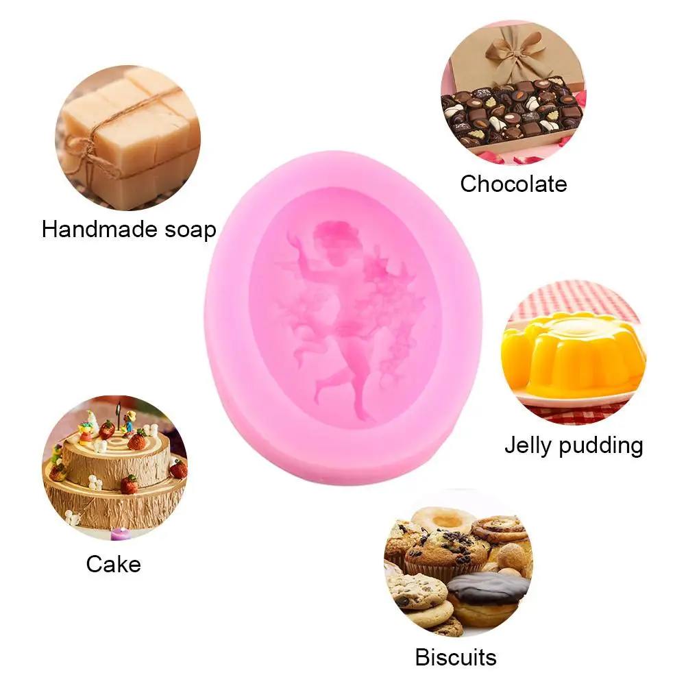 Инструменты для выпечки Ангел силиконовая форма торта помадка кекса глины