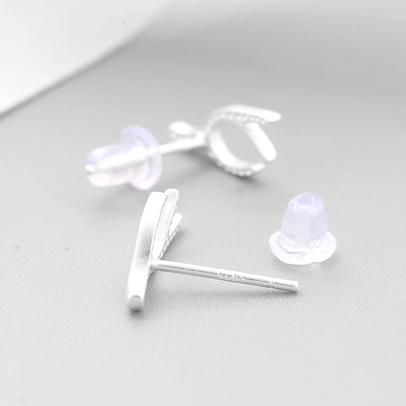 Милые крошечные Животные Олень рога форма Аутентичные стерлингового серебра 925