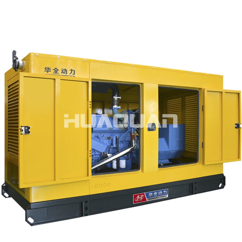 Высокая производительность 200kw 250kva всепогодный дизельный генератор с навесом