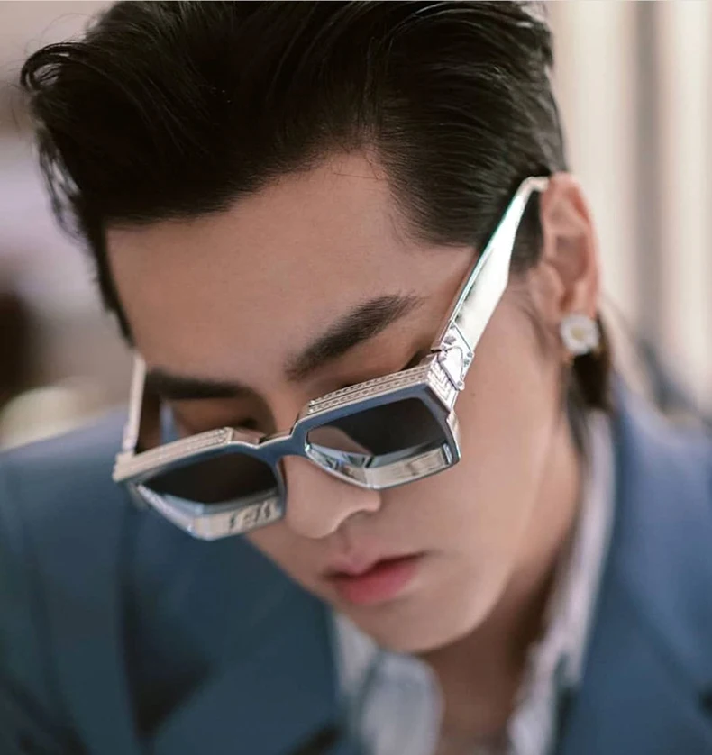 JackJad 2020 модные роскошные солнцезащитные очки с украшением в квадратном стиле