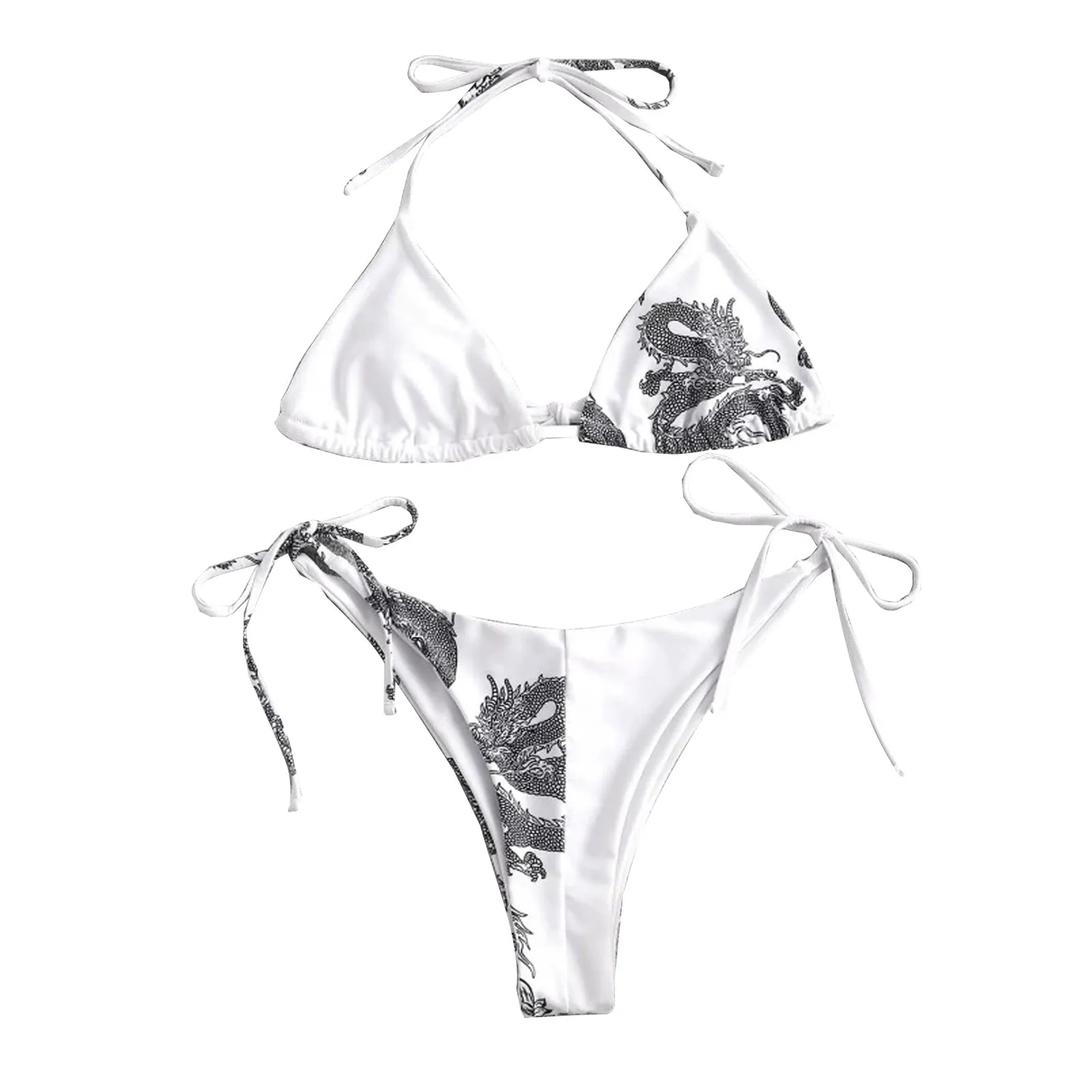 

2021 Sexy Women Women Bandeau Bandage Bikini Set Push-up Brazilian Swimwear Beachwear Swimsuit Bikinis 2021 Mujer