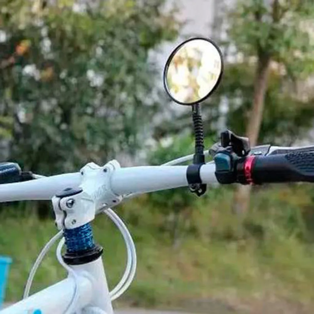 

Bike Bicycle Cycling MTB Mirror Handlebar Quality Bike Bicycle Handlebar Flexible Rear Back View Rearview Mirror Dropshipping