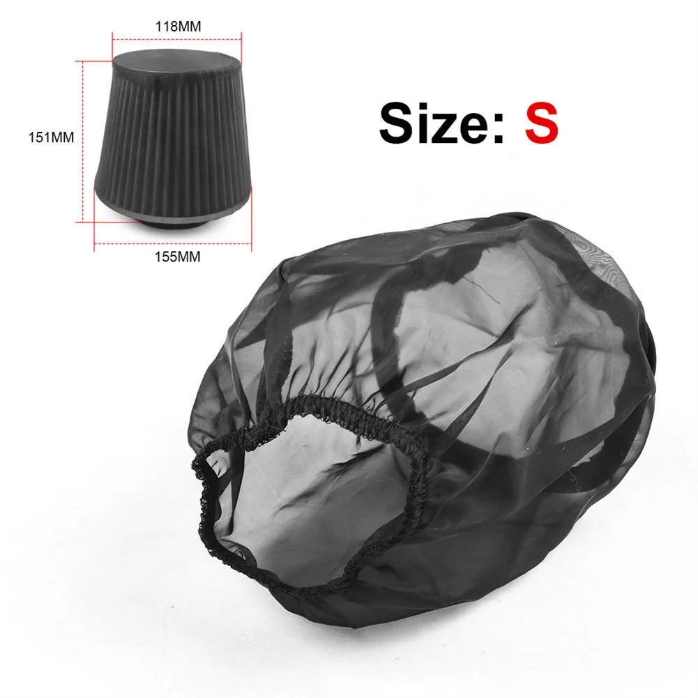 

1pc Car Air Filter Cover Tools S/L Dustproof Waterproof Fit For Car High Flow Air Intake Filter Replacement Protect Equippments