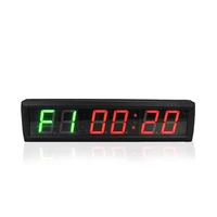 hot selling big gym crossfit wall clock led fitness interval timer gym digital countdown clock with stopwatch