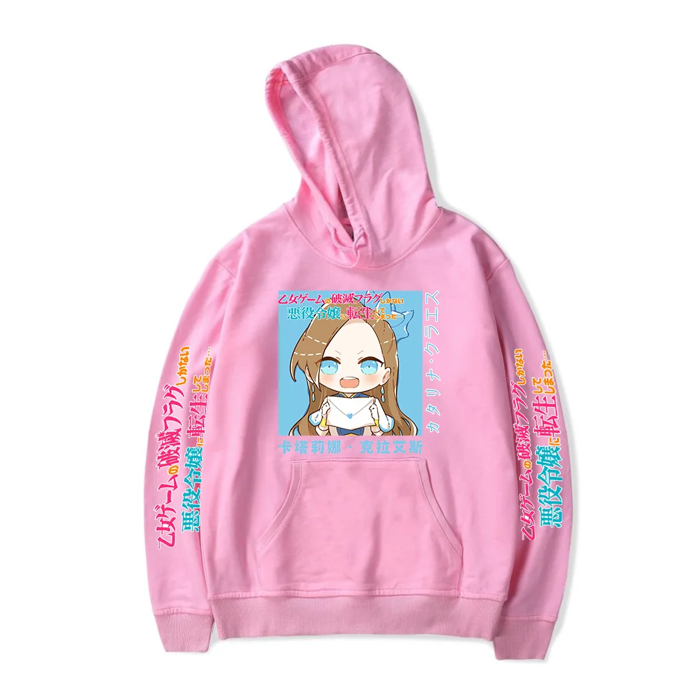 The Newest Anime Monokuma Hoodies Men Women Sweatshirts Hip Hop Hooded Printing Cartoon Sportswear Casual Girls Pink Pullovers