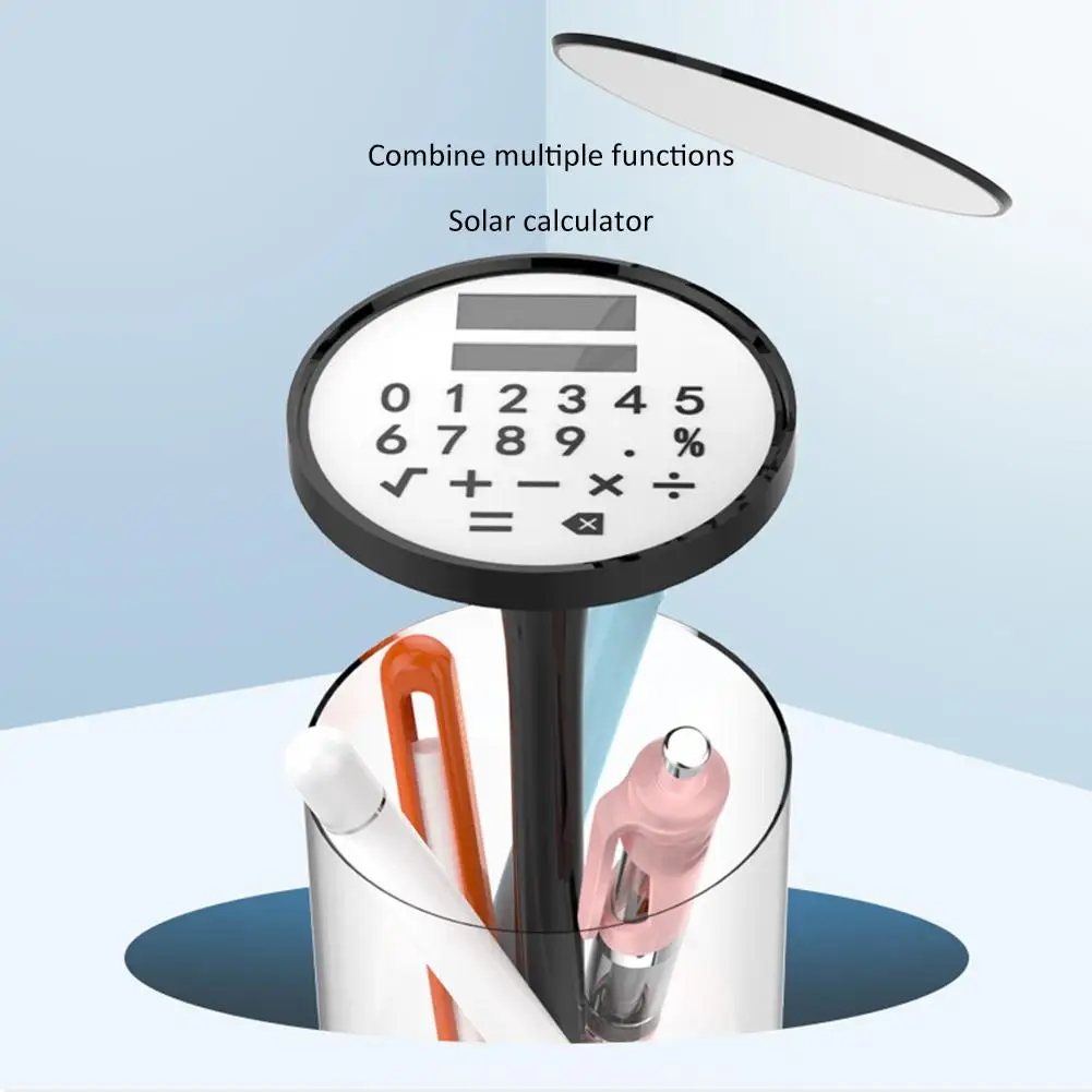 Пенал для карандашей с зеркальным калькулятором инновационный