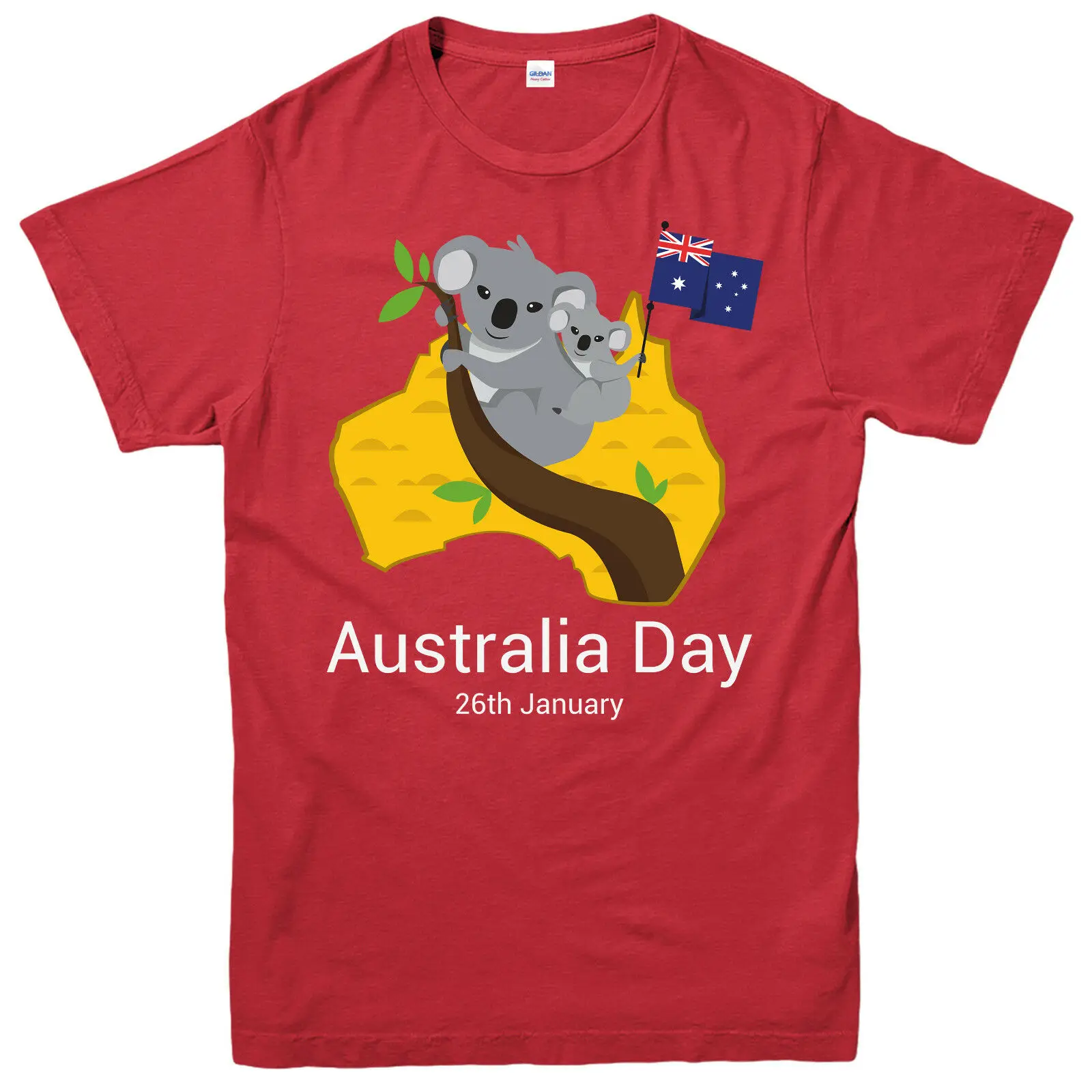 

Australia Day Summer Men New T-Shirt 26th January Australian National Independence Day Tee Top