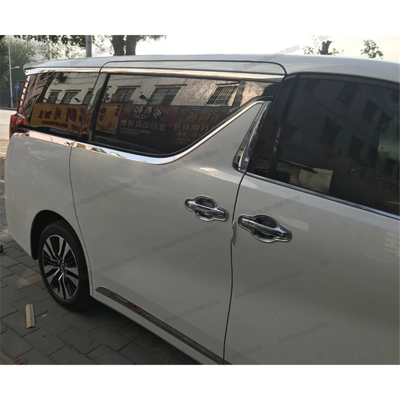 304 нержавеющая сталь автомобильные оконные отделки для toyota alphard vellfire 2015 2016 2017 2018
