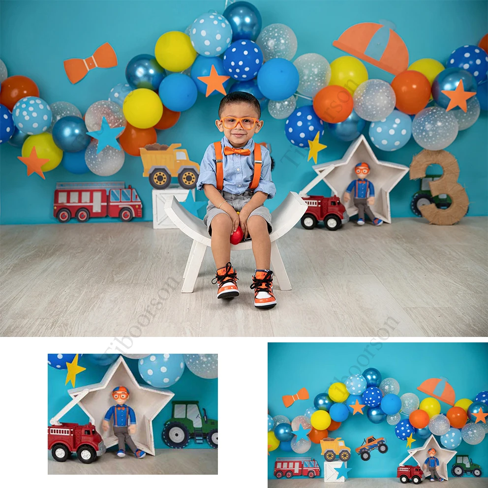 Colorful Balloons Back To School Theme Photography Backdrops Child Birthday Party Background Props Photo Studio Banners