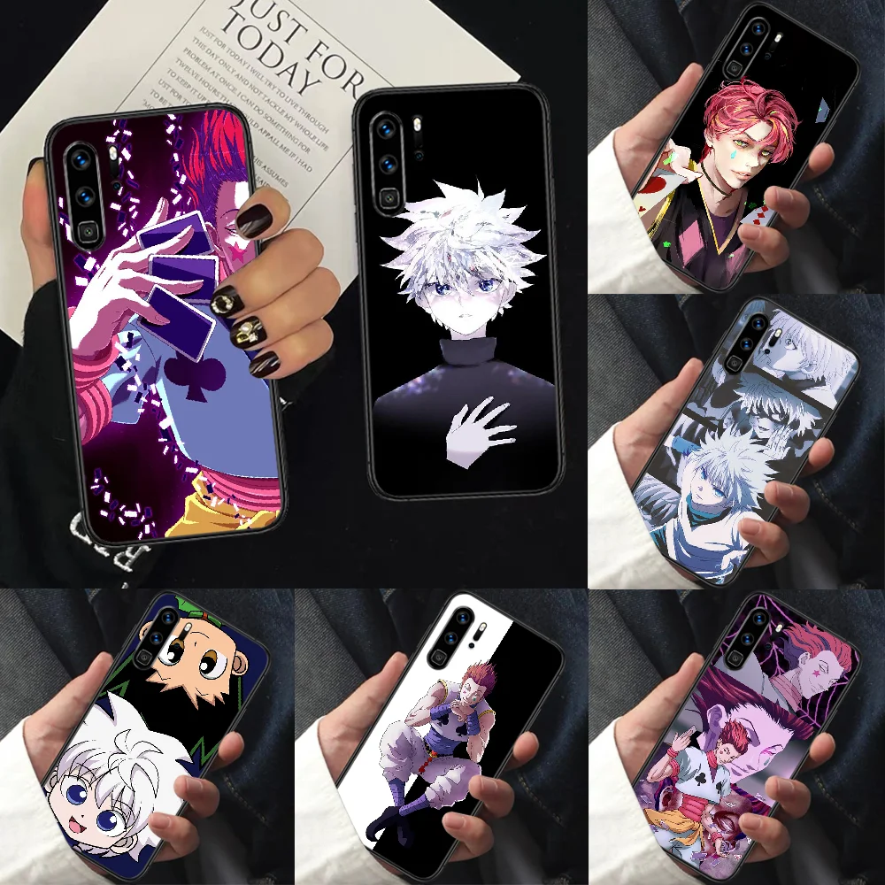 Чехол Hisoka HUNTER×HUNTER для телефона с аниме HUAWEI P 9 10 20 30 40 Lite smart Pro Z 2019 Nova 5T 6 7 i черный