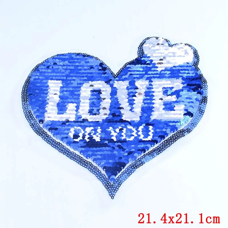 Патчи для утюга патчи полоски Детские Двусторонние блестки вышивка сделай сам