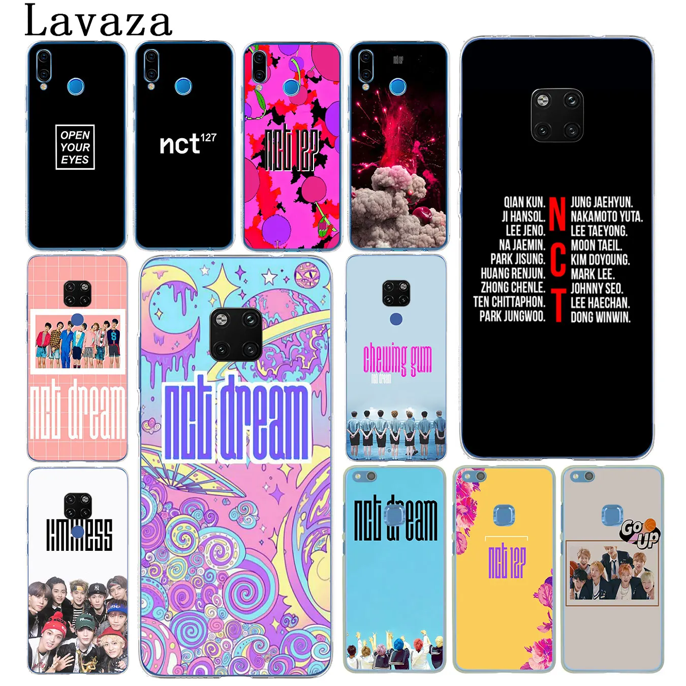 Чехол Lavaza kpop NCT 127 DREAM U для телефона Huawei Mate 30 20 Pro 10 Lite Y6 Prime Nova 5I 4 3i 3 2i 2 чехол|Бамперы|